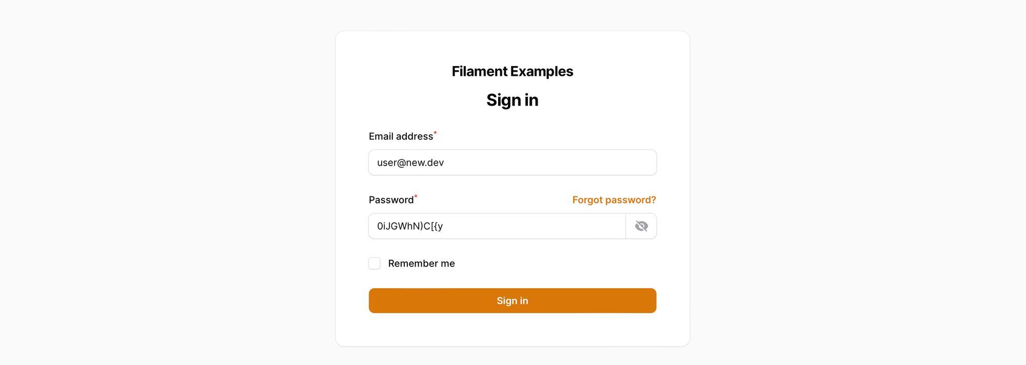 Login Form