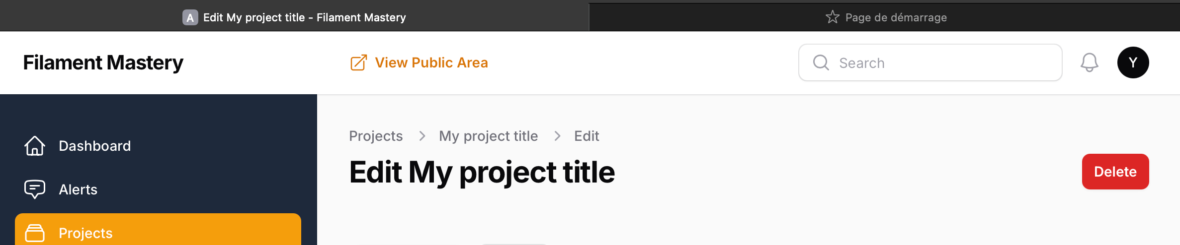 Filament - Default Record Title Attribute